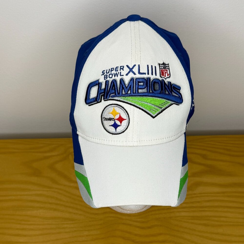 Reebok On-Field Hat Pittsburgh Steelers Super Bowl XLIII 43 Champions NFL